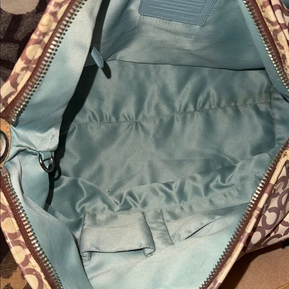 Coach Tan and Brown Large Shoulder Bag - Picture 12 of 12